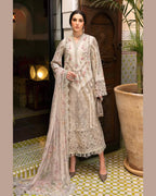 MARIA.B LAWN UNSTITCH EMB 3PC (14-B) - City Cloth House