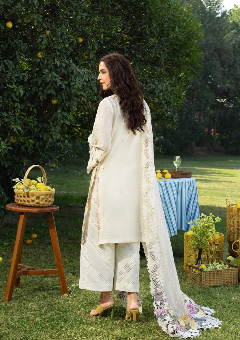 ELAF LAWN LUXURY UNSTITCHED EMB 3PC