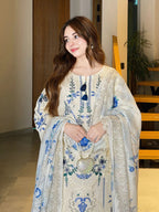 Silayi | Emb Unstitched Dhanak 3pc