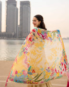 FAIZA SAQLAIN LAWN LUXURY UNSTITCHED MERJEM EMB 3PC