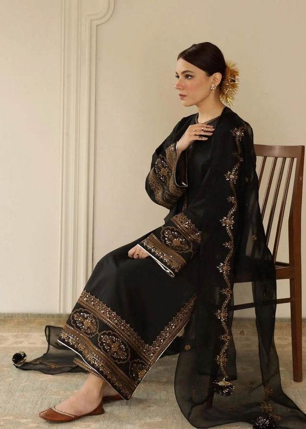 BAROQUE LAWN PREMIUM UNSTITCHED EMB 3PC - City Cloth House