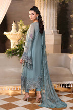 MARIA.B CHIFFON UNSTITCHED EMB D-6 SUIT