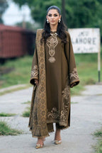 Olive | Emb Unstitched Lawn 3pc