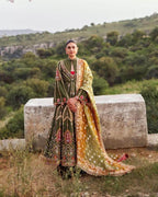 AHMAD SULTAN ORGANZA UNSTITCHED EMB MAXI - City Cloth House