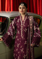 Zartaj | Emb Unstitched Dhanak 3pc