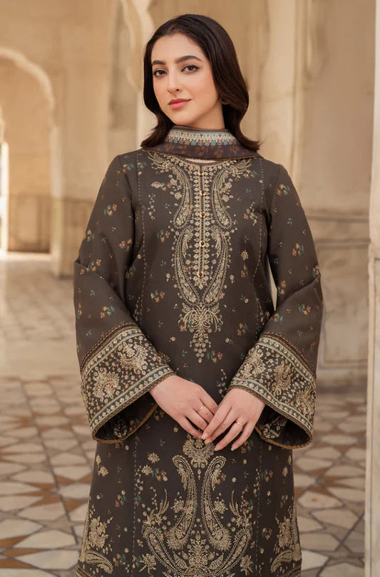 JAZMIN DHANAK LUXURY UNSTITCHED EMB 3PC