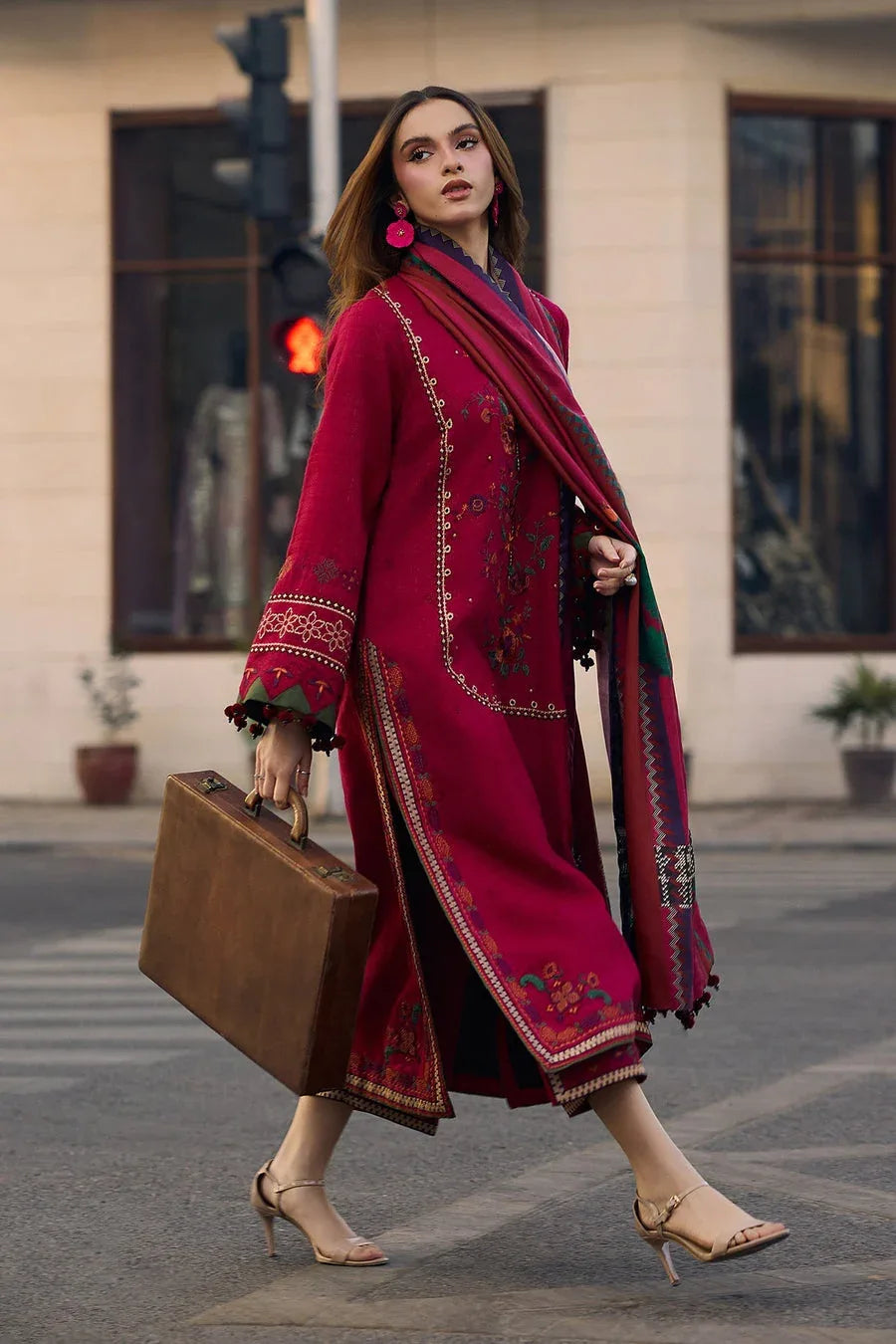 CHARIZMA LAWN LUXURY UNSTITCHED EMB 3PC - City Cloth House