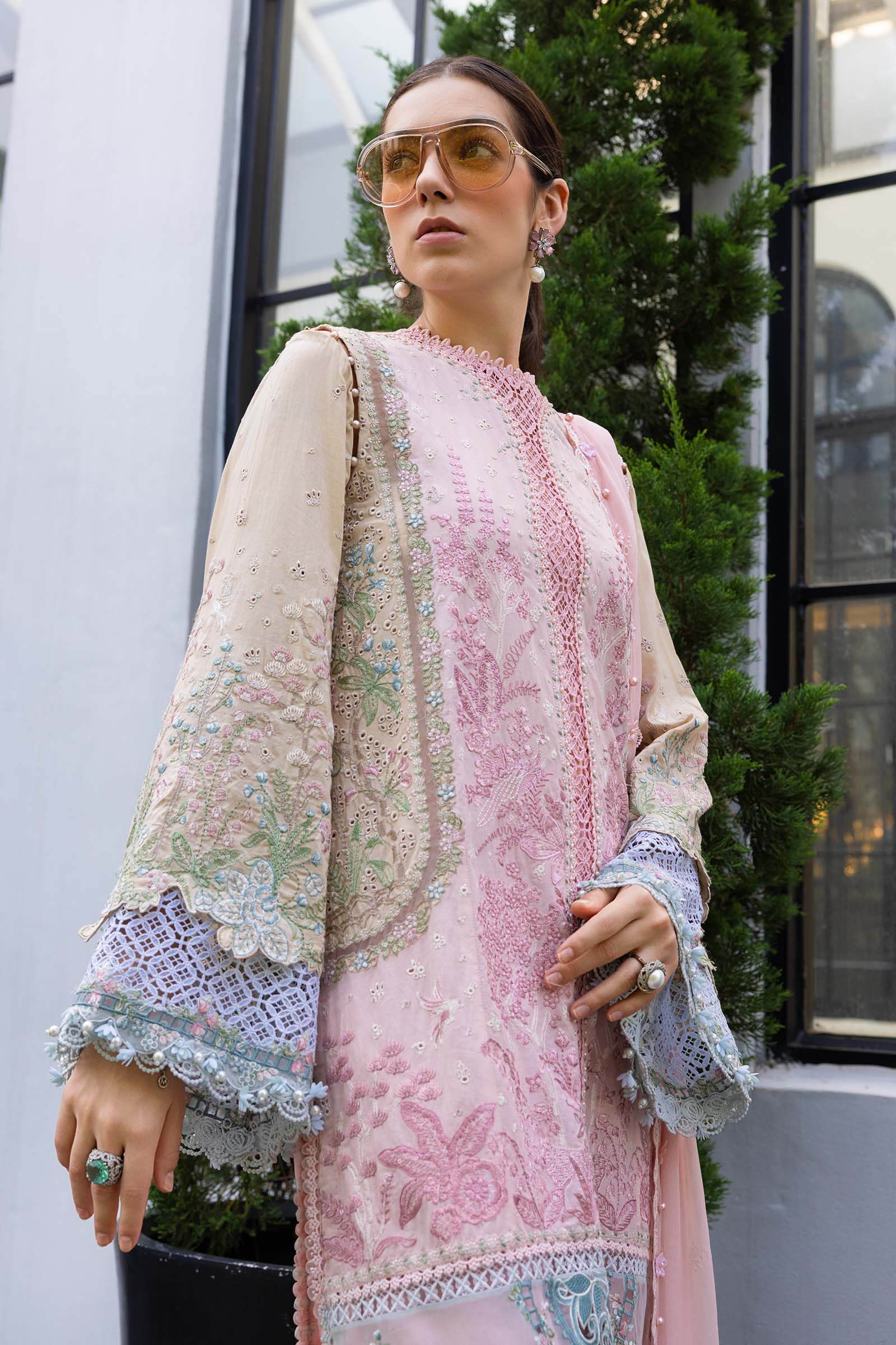 MARIA.B LAWN LUXURY UNSTITCHED EMB 3PC