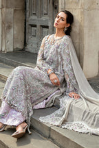 SOIREE NET UNSTITCHED EMB D-7 SUIT