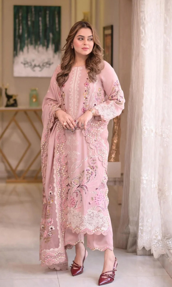 Gulroo | Emb Unstitched Dhanak 3pc