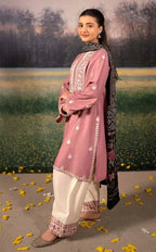 URGE DHANAK PREMIUM UNSTITCHED EMB 3PC - City Cloth House