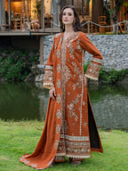 Amber | Emb Unstitched Dhanak 3pc