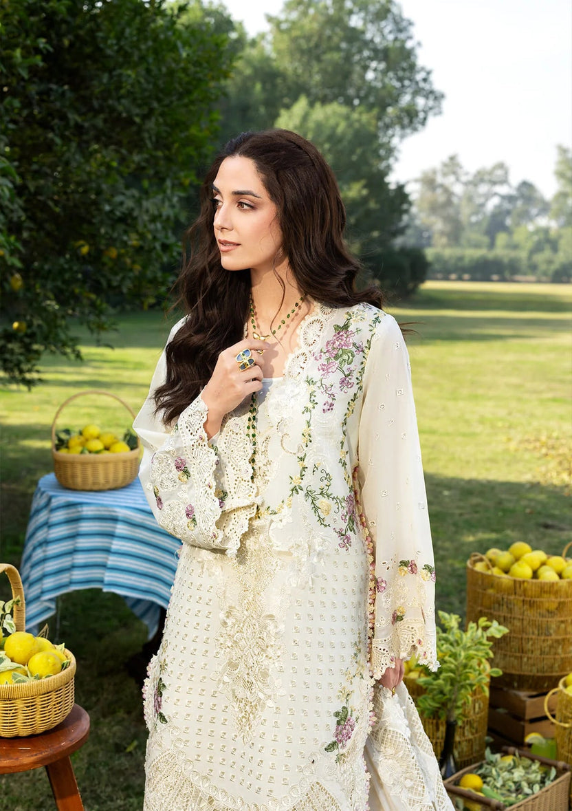 ELAF LAWN LUXURY UNSTITCHED EMB 3PC