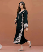 CF DHANAK LUXURY UNSTITCHED EMB 2PC - City Cloth House