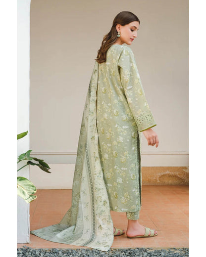 BAROQUE KARANDI PRINTED UNSTICHED 3PC - City Cloth House