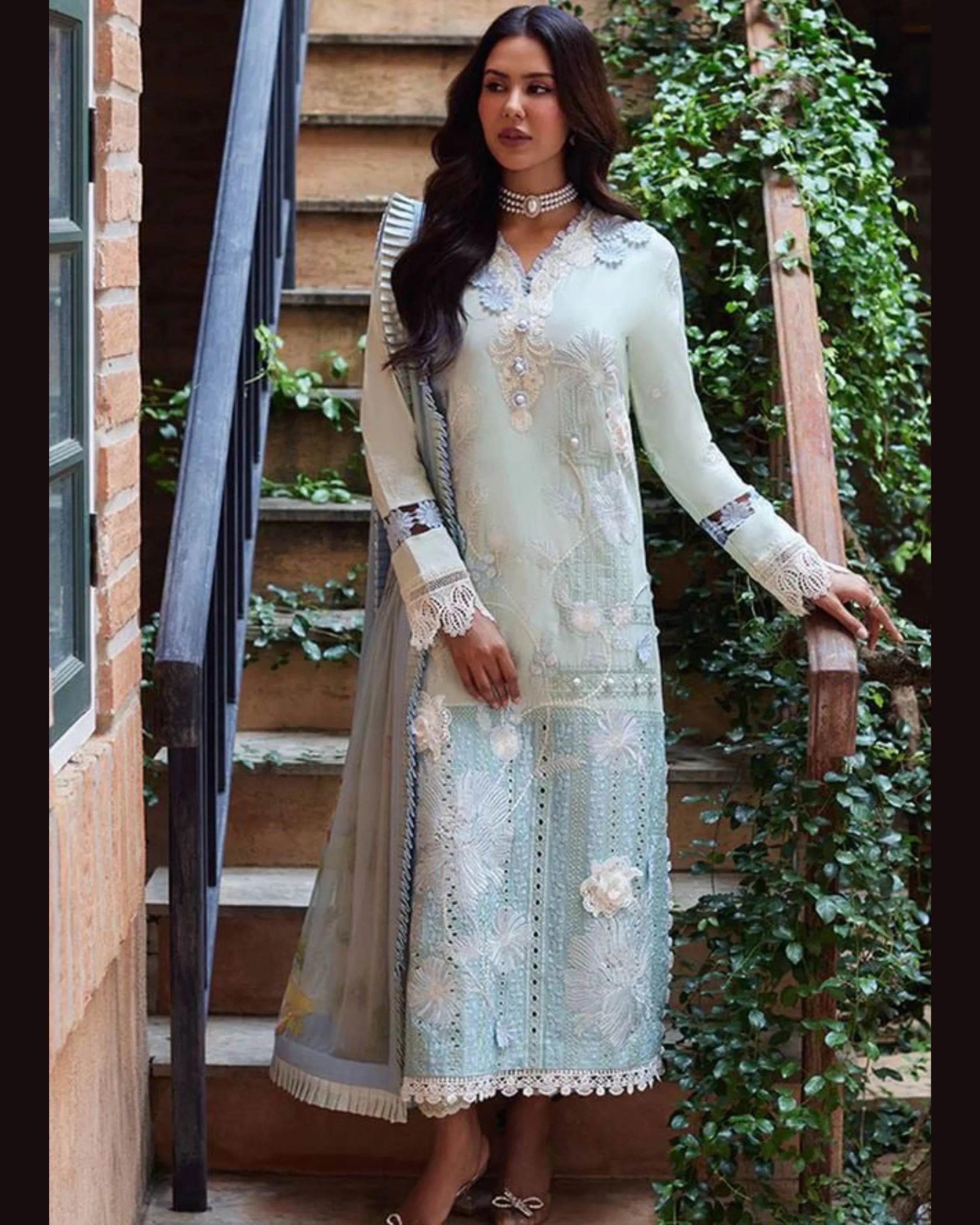 MUSHQ LAWN PREMIUM UNSTITCHED EMB 3PC - City Cloth House