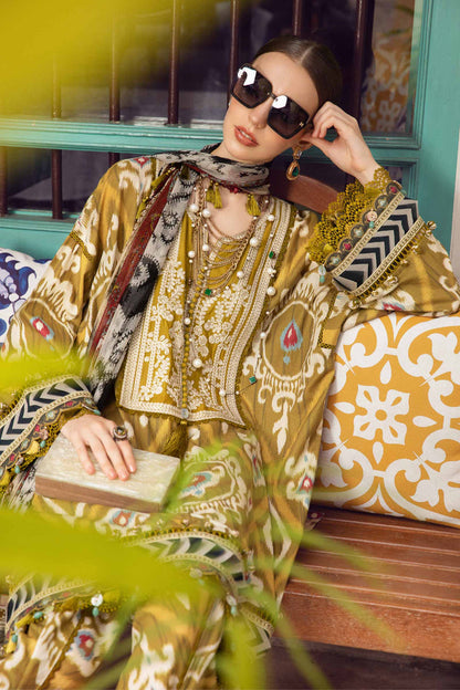 MARIA.B KARANDI UNSTITCHED PRINTED 3PC