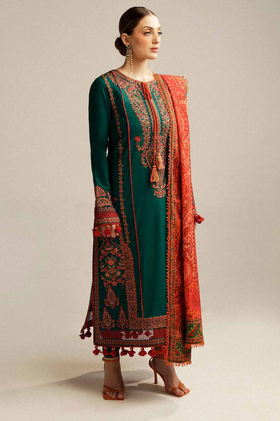 HUSSAIN REHAR LAWN LUXURY UNSTITCHED EMB 3PC