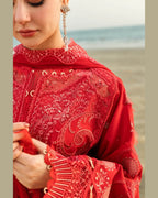 QALAMKAR LAWN UNSTITCHED EMB 3PC - City Cloth House