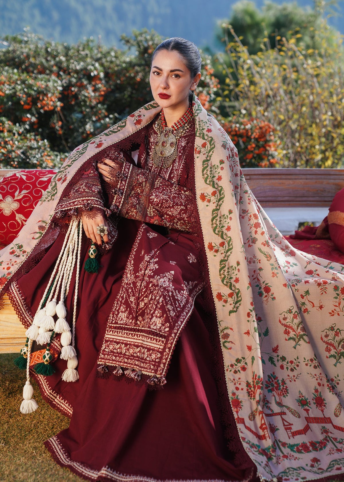 Rivaaya | Emb Unstitched Dhanak 3pc