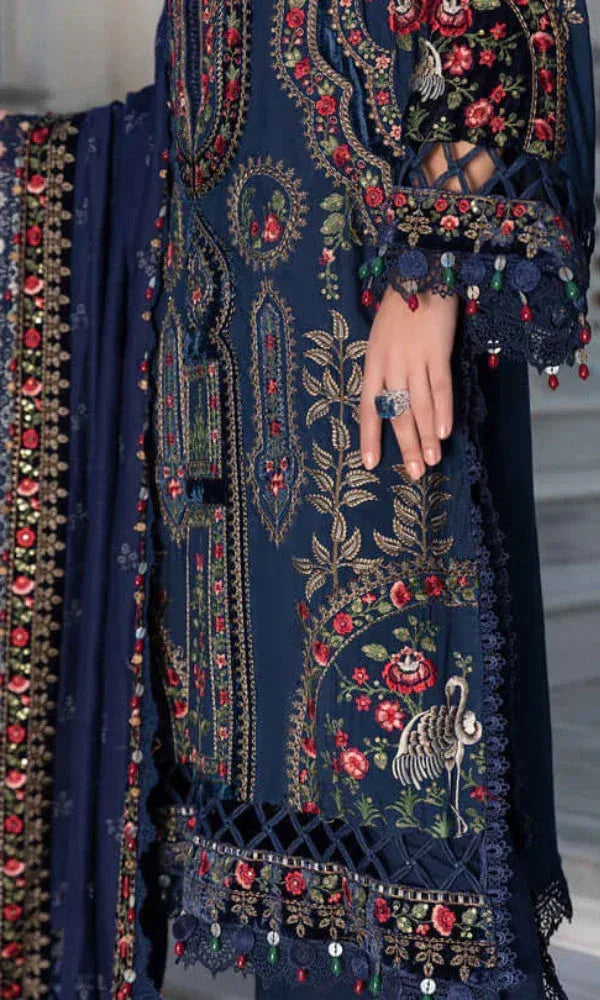 MARIA.B DHANAK PREMIUM UNSTITCHED EMB 3PC - City Cloth House