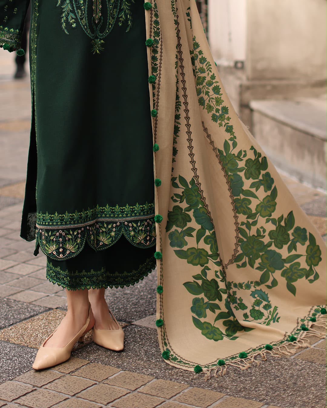 Kashish | Emb Unstitched Dhanak 3pc