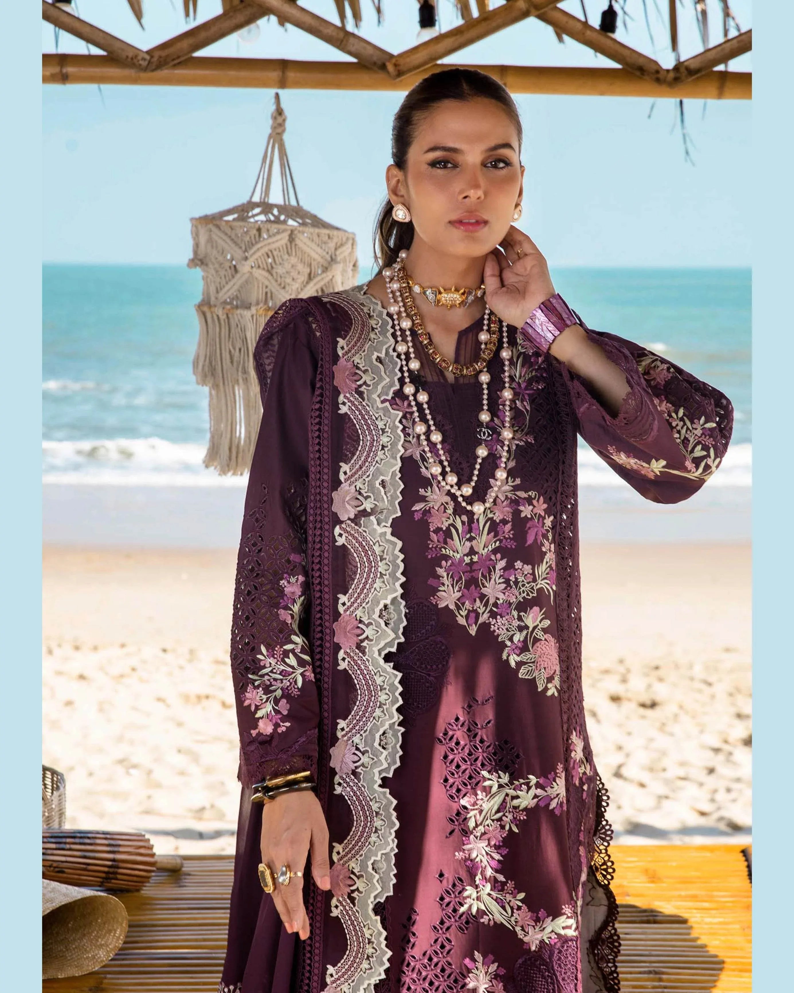 SAIRA*SHAKIRA LAWN UNSTITCHED EMB 3PC - City Cloth House