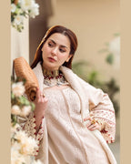 QALAMKAR LAWN UNSTITCHED EMB 3PC - City Cloth House