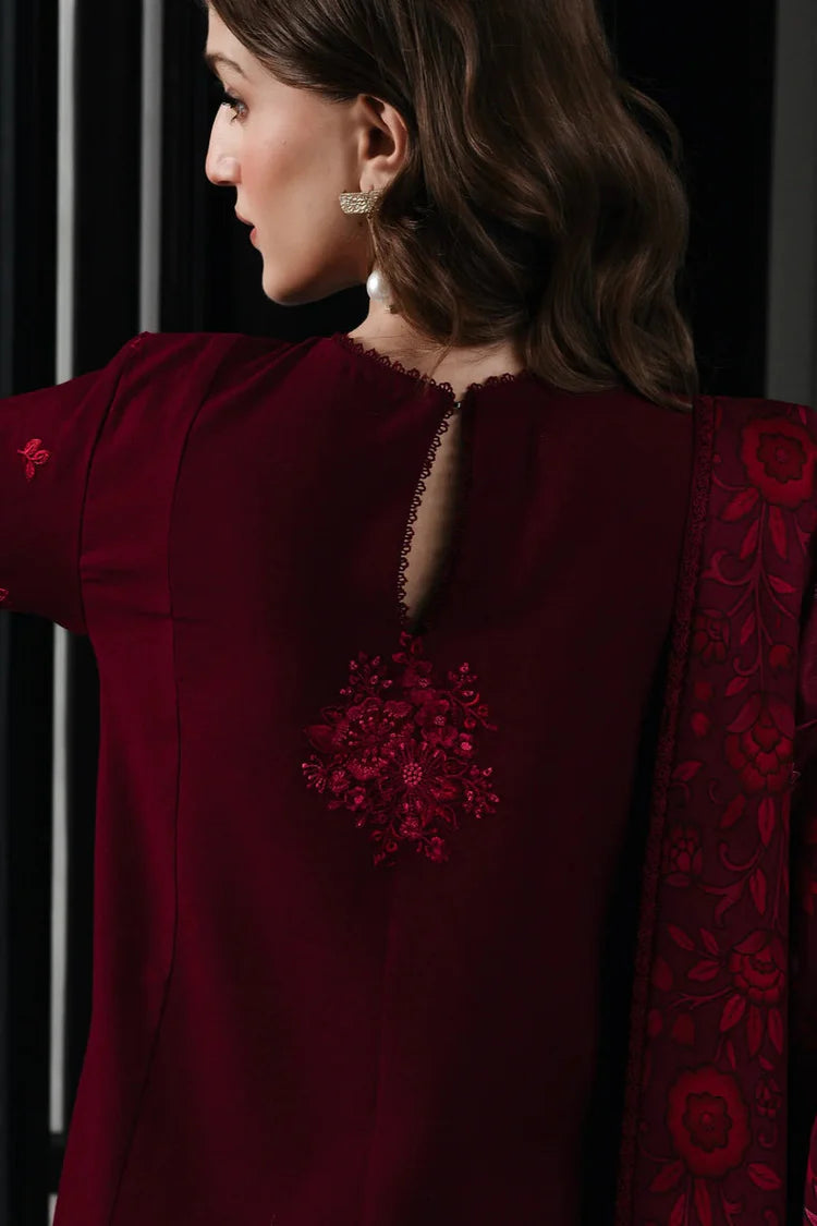 Nafs | Emb Unstitched Dhanak 3pc