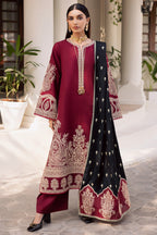 Rubis | Emb Unstitched Dhanak 3pc