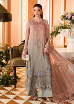MARIA.B CHIFFON UNSTITCHED EMB D-2 SUIT