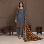 NISHAT KHADDAR UNSTITCHED PRINTED 3PC - City Cloth House