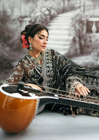 KANWAL MALIK ORGANZA UNSTITCHED EMB HURIYA SUIT - City Cloth House