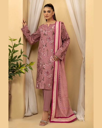 MOTIFZ LAWN PRINTED UNSTICH 3PC - City Cloth House