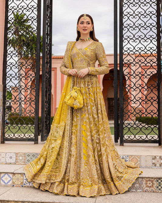 FAIZA SAQLAIN NET UNSTITCHED EMB MELITA-08 MAXI - City Cloth House
