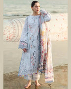 QALAMKAR LAWN UNSTITCHED EMB 3PC - City Cloth House