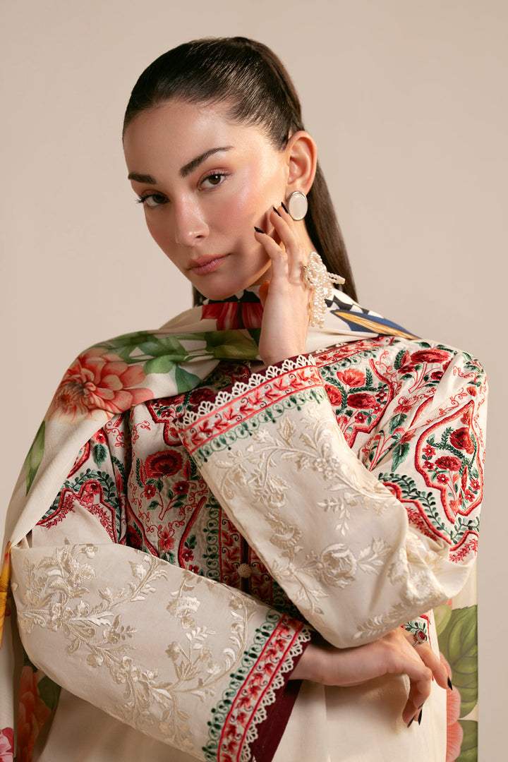 Alabaster | Emb Unstitched Lawn 3pc