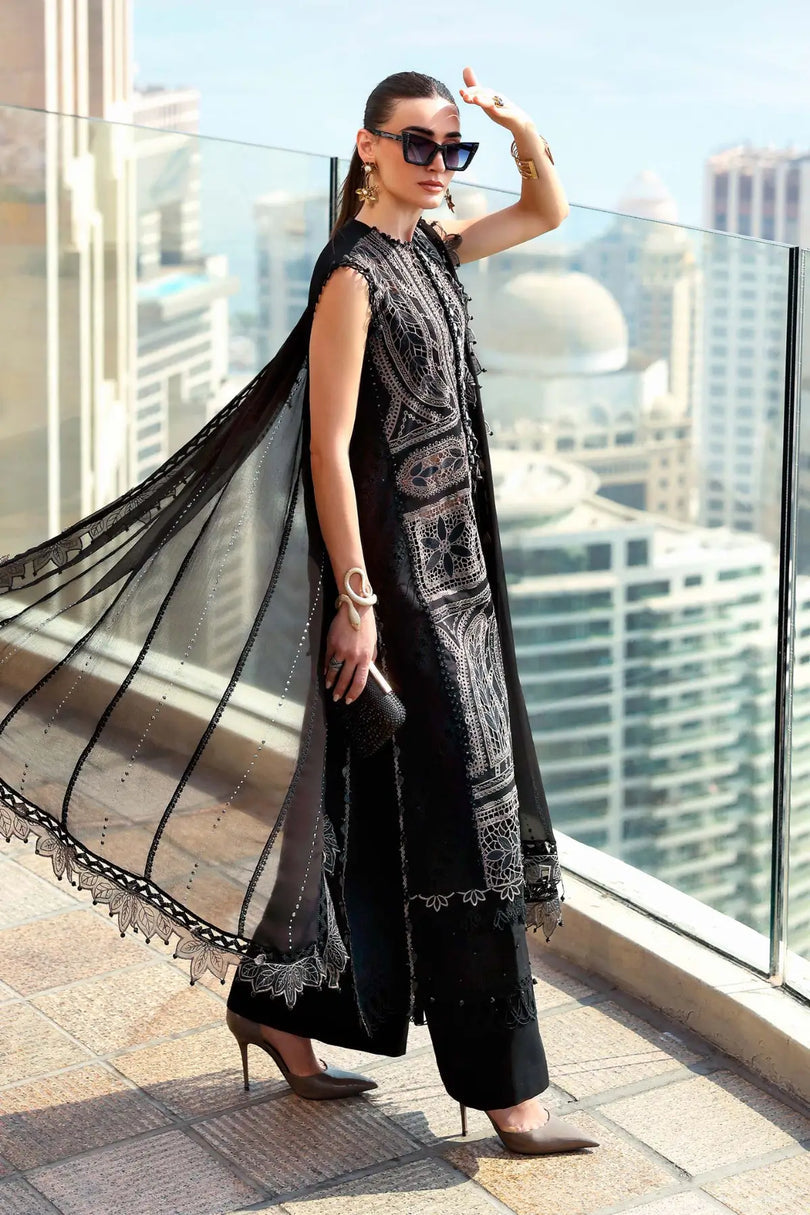 MARIA.B LAWN LUXURY UNSTITCHED 8-B EMB 3PC