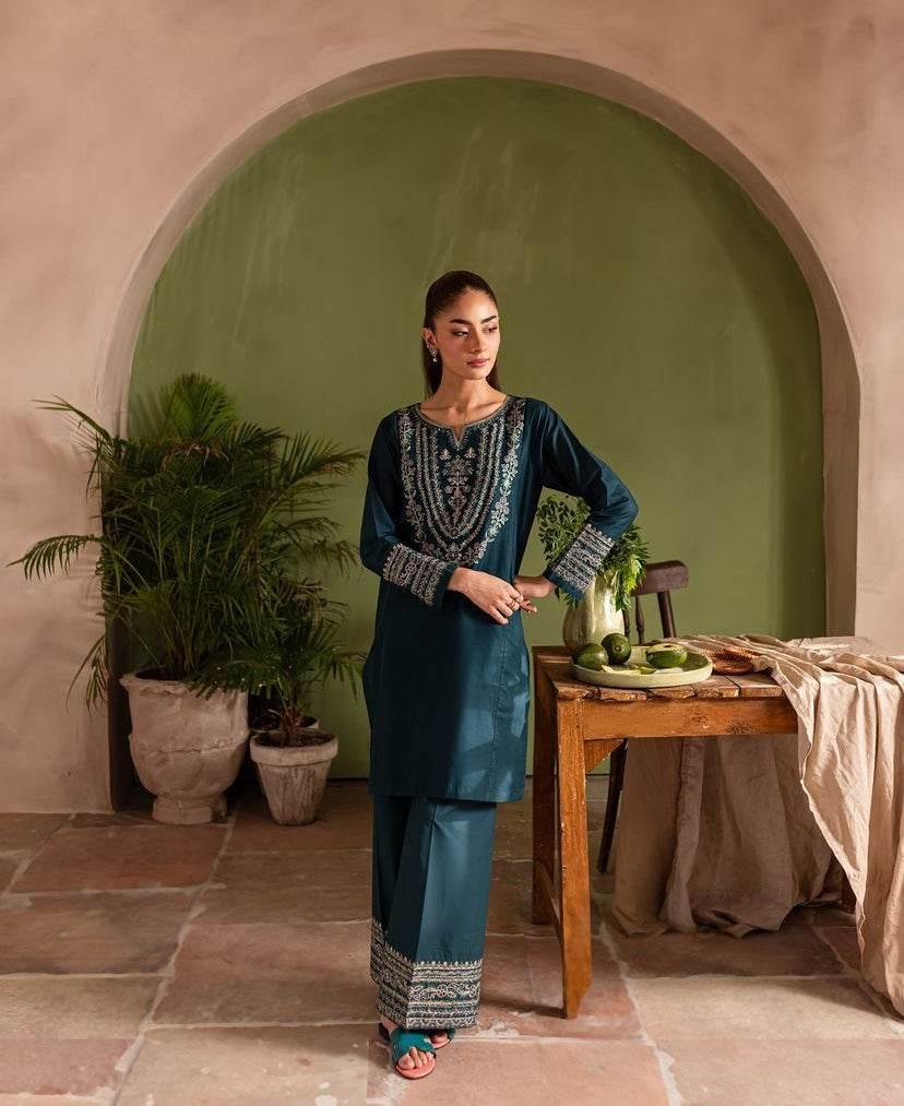 BATIK LAWN PREMIUM UNSTITCHED EMB 2PC - City Cloth House