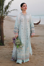 QALAMKAR LAWN PREMIUM UNSTITCHED AYRA EMB 3PC