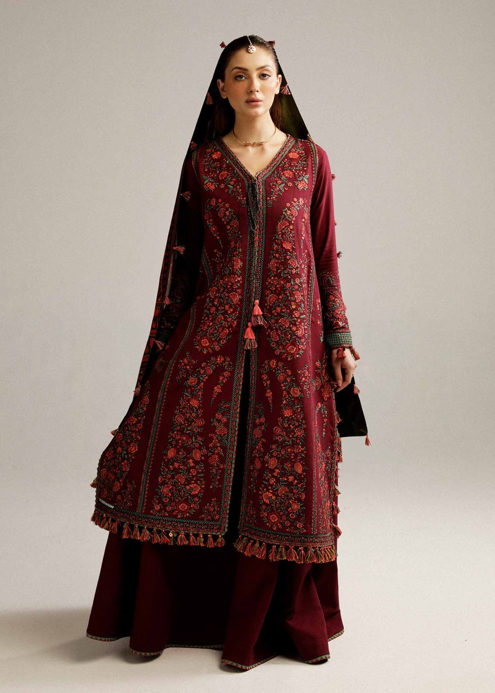 Ziana | Emb Unstitched Dhanak 3pc