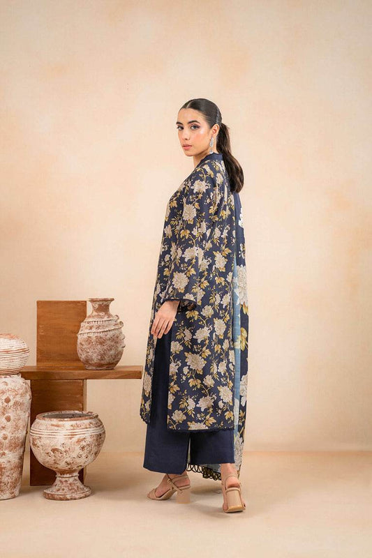 BAROQUE LAWN PRINTED UNSTICH 3PC - City Cloth House