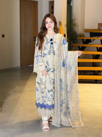 Silayi | Emb Unstitched Dhanak 3pc