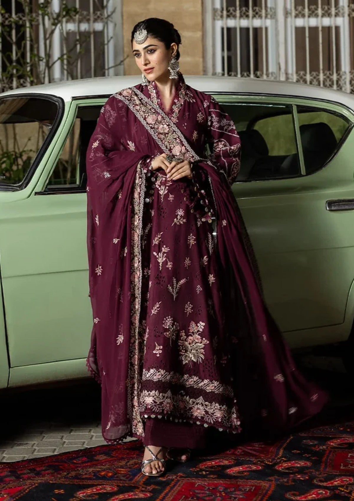 Zartaj | Emb Unstitched Dhanak 3pc