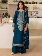 Nazakat | Emb Unstitched Dhanak 3pc
