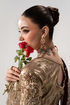MARIA.B ZARI NET UNSTITCHED EMB MC-07 SUIT