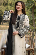 Nisa | Emb Unstitched Dhanak 3pc