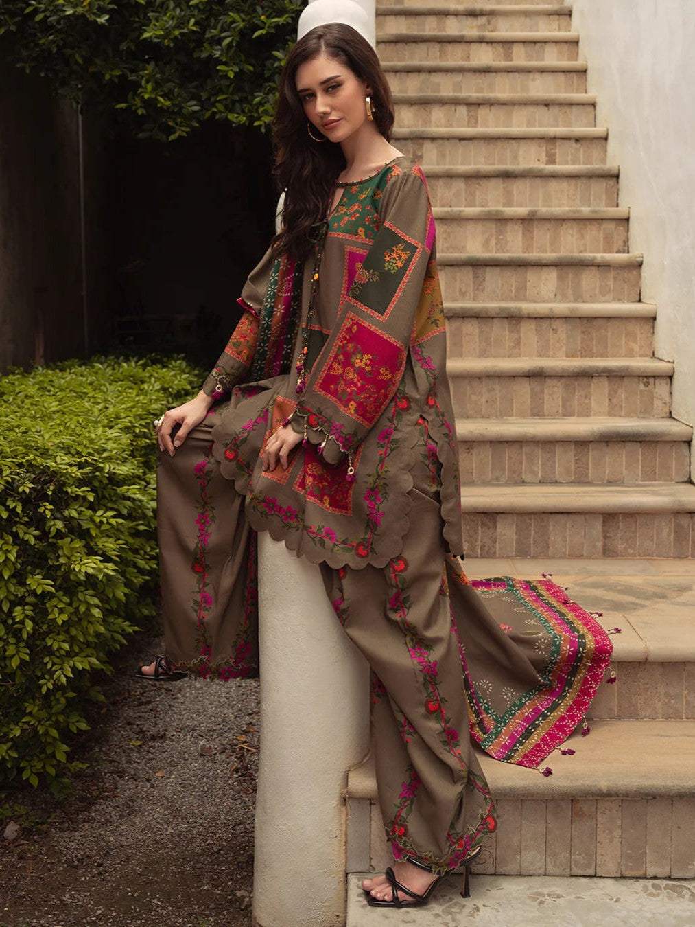 Mosaic | Printed Unstitched Lawn 3pc