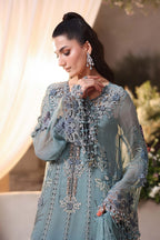 MARIA.B CHIFFON UNSTITCHED EMB D-6 SUIT