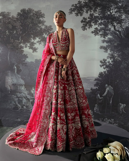 AFROZEH ORGANZA UNSTITCHED EMB MAXI